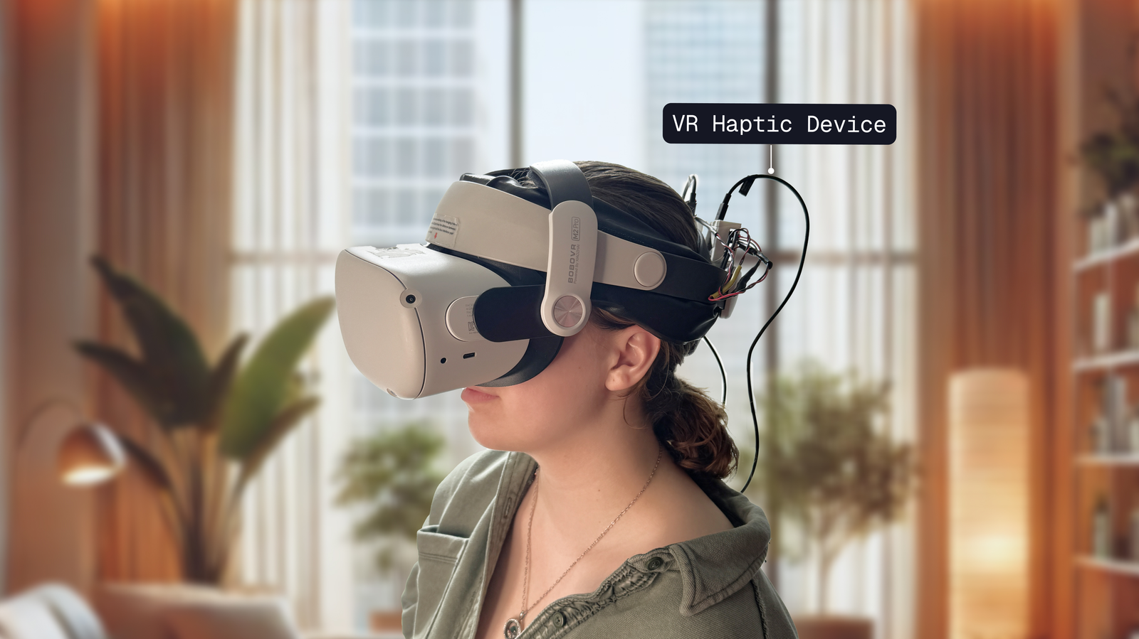 SoundHapticVR project logo and interface