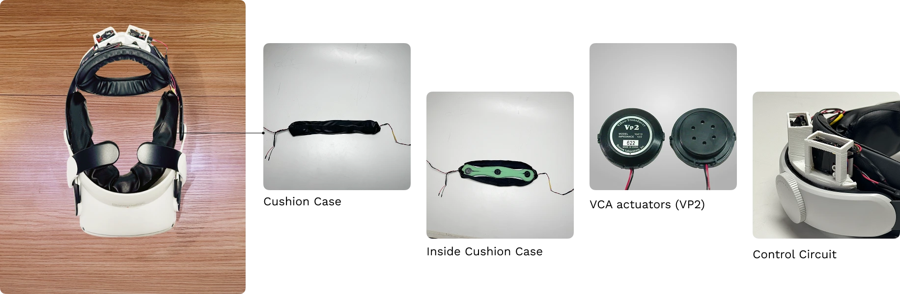 SoundHapticVR project logo and interface